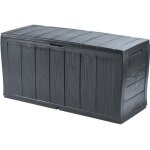 Coffre de jardin keter sherwood 270l anthracite placard universel