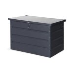 Coffre de jardin en m�tal - dallas - 285l anthracite