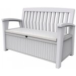 Coffre de jardin - chalet & jardin - 227l - résine - marron - banc et rangement verrouillable Coffre de jardin - chalet & jardin - 227l - résine - marron - banc et rangement verrouillable