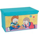 Coffre  jouets pliable - fun house - tchoupi - banc de rangement - 555 x 345 x 34 cm