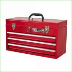 Coffre � outils m�tallique - 203 pouces 3 tiroirs portable - rouge