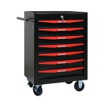 Coffre � outils roulant en m�tal � 7 tiroirs armoire � outils robuste avec glissi�res � billes organisateur ...