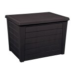 Coffre de rangement baya - 160 l - gris fonc� - eda