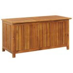 Coffre boîte meuble de jardin rangement 113 x 50 x 58 cm bois d acacia solide Coffre boîte meuble de jardin rangement 113 x 50 x 58 cm bois d acacia solide