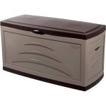 Coffre de rangement serena - 500 l - taupe