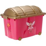 Coffre au trsor - prinzewssinen - disney princesses - rose - pour enfants  partir de 3 ans