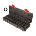 Coffret de 10 douilles  chocs torx femelle 1 / 2