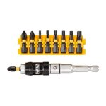 Coffret de 10 pices dewalt dt70518t - qz avec porte - embout pivotant