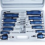 Coffret 12 pi�ces tournevis - acier chrome vanadium