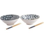 Coffret 2 bols a ramen - format xxl - tradition du japon