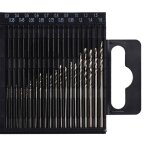 Coffret de 20 mini forets hss (acier rapide) pour le per�age du bois livr�s dans un �tui.