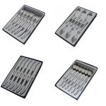 Coffrets 24 couverts laguiole tribloc 100 % inox