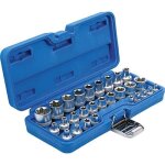 Coffret de douilles courtes - bgs technic - 28 pices - torx e4  e24 - 1 / 4 3 / 8 1 / 2
