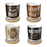 Coffret de 4 tasses  cafe san