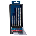 Coffret de forets - bosch - 7x - 5 forets - sds plus - tte en carbure