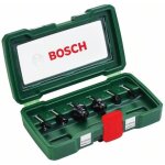 Coffret de 6 fraises au carbure bosch - queue de 6mm - pour rainurer et profiler Coffret de 6 fraises au carbure bosch - queue de 6mm - pour rainurer et profiler