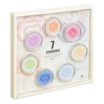 Coffret 7 bougies chakra 48 g - atmosphera createur dinterieur