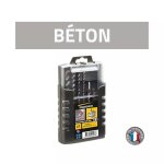 Coffret de 7 forets b�ton sds plus - diager - 1000u