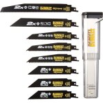 Coffret de 8 lames pour scie sabre - dewalt - dt2443l - qz