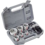 Coffret de 9 pices de scies trpans bimtal hss pour lectricien - bosch