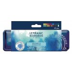 Coffret - aquarelle qualit� fine - lefranc bourgeois - 24 demi - godets