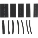 Coffret / assortiment de 12 manchons noir en gaine thermortractable : 32mm 48mm 64mm 95mm 127mm et ...