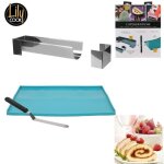 Coffret de ptisserie - latelier - bche - moule 30 cm - spatule de glaage - plaque silicone 27x37cm ...