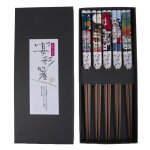 Coffret de baguettes - d�coration chat maneki - neko