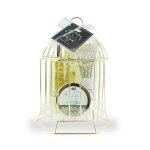 Coffret de bain - belle & whistle - 4pcs - gel douche 150ml - lotion corporelle 100ml - sels de bain ...