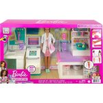 Coffret barbie hpital avec mdecin + 30 accessoires - 1 poupe - poupe mannequin docteur - mtier - ...