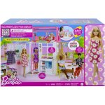 Coffret barbie la maison transportable et 1 poupée mannequin avec 17 accessoires - set jouet fille et ... Coffret barbie la maison transportable et 1 poupée mannequin avec 17 accessoires - set jouet fille et ...