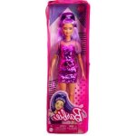 Coffret barbie poupee mannequin fashionistas : long cheveux violets avec robe et chaussures et 1 carte ... Coffret barbie poupee mannequin fashionistas : long cheveux violets avec robe et chaussures et 1 carte ...