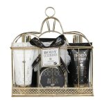 Coffret beaut de bain - gloss - vanille tilleul - 7 pices - bien - tre - parfum dlicat