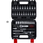 Coffret bgs diy jeu cles 1 / 4 douilles de 4 a 13 cliquet cardan embouts torx