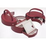 Coffret bijoux davidts euclide rouge.