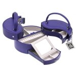 Coffret  bijoux yin yang violet fonc gm - 20x12 cm [q9096]