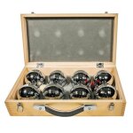 Coffret boules - divit - 8 boules + cochonnet - acier chrom� - �73 mm / 720 g