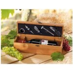 Coffret � bouteille en bambou - carlo milano - coffret - bambou