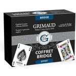 Coffret bridge grimaud expert en cuir noir - 2 jeux de 54 cartes Coffret bridge grimaud expert en cuir noir - 2 jeux de 54 cartes