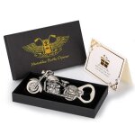 Coffret cadeau 02 ouvre bouteille de bi�re pour hommes coffret cadeau de luxe pour moto gadget de bi�re ...
