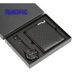 Coffret cadeau pour homme joliment emballés - montre + portefeuille - ensemble de ensemble combinaison ... Coffret cadeau pour homme joliment emballés - montre + portefeuille - ensemble de ensemble combinaison ...