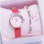 Coffret cadeau montre fille enfant ado - montre femme - cadeau pour enfants ado - mignon bracele - noir ...