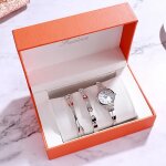 Coffret cadeau - montre femme bracelet femme - quartz - montre imperm�able - acier - etanche - montre ...