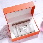 Coffret cadeau montre pour fille enfant ado amie chic - montre à quartz - 3pcs bracelets femmes mode ... Coffret cadeau montre pour fille enfant ado amie chic - montre à quartz - 3pcs bracelets femmes mode ...