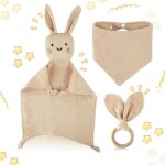 Coffret cadeau naissance b�b�de dentition et bavoir gar�ons et filles avec doudou b�b�set de cadeaux ...