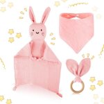 Coffret cadeau naissance bbde dentition et bavoir garons et filles avec doudou bbset de cadeaux ...