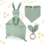 Coffret cadeau naissance bbde dentition et bavoir garons et filles avec doudou bbset de cadeaux ...