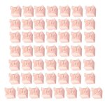 Coffrets cadeaux - shipenophy - bo�tes � drag�es papillon - rose tendre - 50 pi�ces - papier iris�