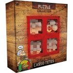 Coffret casse - ttes en bois - gigamic - collection extreme - 4 jeux de patience niveau extrme