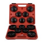 Coffret cls cloche pour filtre  huile 15pcs